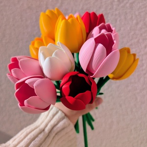 3D nyomtatott tulipán � örök Nőnapi virág, Esküvő, Emlék & Ajándék, Szülőköszöntő ajándék, , MESKA