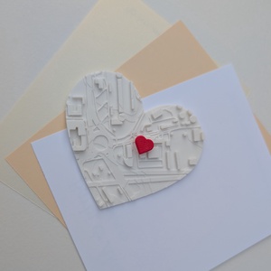 3D térkép köszönőajándék - esküvő - emlék & ajándék - köszönőajándék - Meska.hu