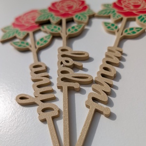 3D nyomtatott rózsa � névre szóló, örök virág - otthon & életmód - virágdekoráció - virágok - szálas virág - Meska.hu