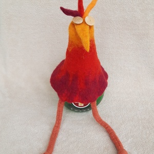 Nemez madár - játék & sport - készségfejlesztő és logikai játék - montessori szivárvány, waldorf játékok - Meska.hu