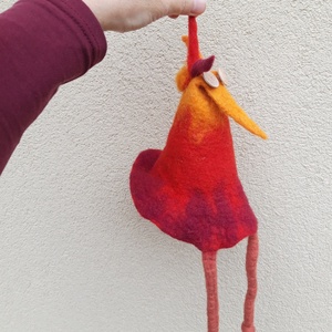 Nemez madár - játék & sport - készségfejlesztő és logikai játék - montessori szivárvány, waldorf játékok - Meska.hu