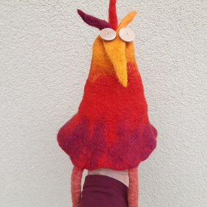 Nemez madár - játék & sport - készségfejlesztő és logikai játék - montessori szivárvány, waldorf játékok - Meska.hu