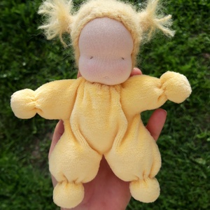 Kicsi szundibaba  - játék & sport - készségfejlesztő és logikai játék - montessori szivárvány, waldorf játékok - Meska.hu