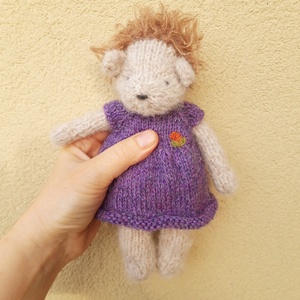 Kötött süni baba gyapjúból - Meska.hu