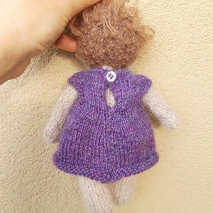 Kötött süni baba gyapjúból - játék & sport - készségfejlesztő és logikai játék - készségfejlesztő és logikai játék - Meska.hu