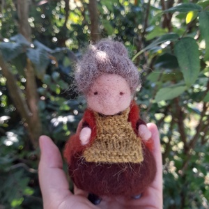 Őszanyó évszakasztalra - játék & sport - készségfejlesztő és logikai játék - montessori szivárvány, waldorf játékok - Meska.hu