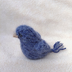 Mini madárka plüss gyapjúfonalból -  - játék & sport - plüssállat & játékfigura - madár - Meska.hu