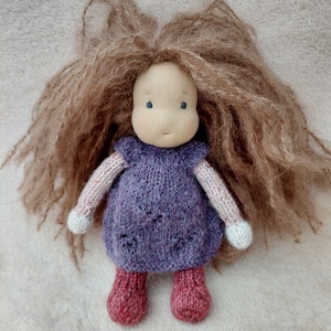 Kötött testű baba Konfetti, Játék & Sport, Baba & babaház, Baba, Kötés, Varrás, MESKA