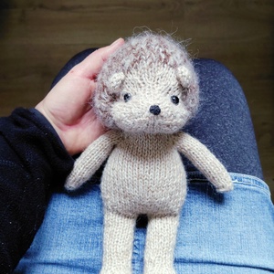 Süni lány baba plüss - játék & sport - baba & babaház - baba - Meska.hu