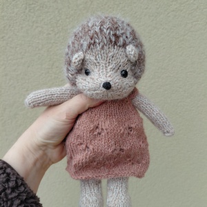 Süni lány baba plüss - Meska.hu