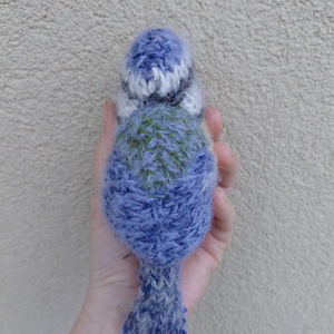 Cinke plüss 100% gyapjúfonalból kötve - játék & sport - plüssállat & játékfigura - madár - Meska.hu