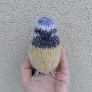 Cinke plüss 100% gyapjúfonalból kötve - játék & sport - plüssállat & játékfigura - madár - Meska.hu