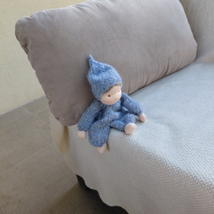 Kötött Waldorf szundi baba - baba - mama - baba játékok - waldorf játékok - Meska.hu
