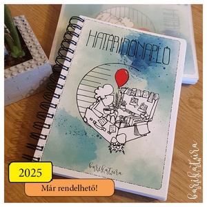 Évszakos határidőnapló 2025 -színezhető  - Meska.hu