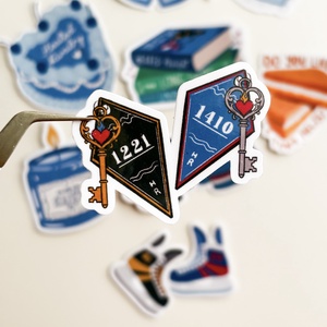 Heated Rivalry (Rozanov, Hollander) laminált matrica szett - otthon & életmód - papír, írószer - matrica, matrica csomag - Meska.hu