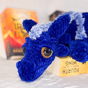 Sgaeyl sárkány horgolt plüss amigurumi, Játék & Sport, Plüssállat & Játékfigura, Plüss sárkány, Horgolás, MESKA