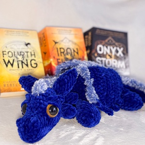 Sgaeyl sárkány horgolt plüss amigurumi - játék & sport - plüssállat & játékfigura - plüss sárkány - Meska.hu