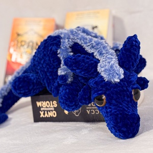 Sgaeyl sárkány horgolt plüss amigurumi - játék & sport - plüssállat & játékfigura - plüss sárkány - Meska.hu
