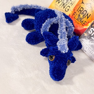 Sgaeyl sárkány horgolt plüss amigurumi - játék & sport - plüssállat & játékfigura - plüss sárkány - Meska.hu
