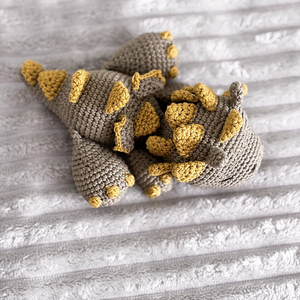 Baba sárkány horgolt plüss amigurumi - játék & sport - plüssállat & játékfigura - plüss sárkány - Meska.hu