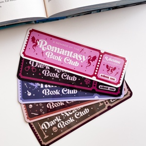 Romantasy, Fantasy, Dark Romance, Dark Academia, Crime Book Club könyvjelző csomag - Meska.hu