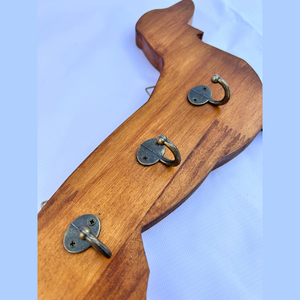 Tacskó formájú pórázakasztó (névvel kérhető) - otthon & életmód - kisállatoknak - kutyáknak - kutya póráz - Meska.hu