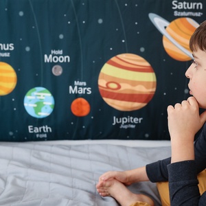 Naprendszer egyedi textil falvédő gyerekszobába, Otthon & Lakás, Babaszoba, gyerekszoba, Falvédő gyerekszobába, Varrás, MESKA