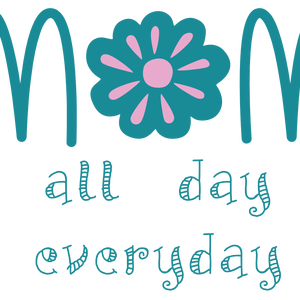 Mom all day- egyedi felíratú PÓLÓ ANYÁK NAPJÁRA - ruha & divat - női ruha - póló, felső - Meska.hu