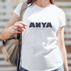 ANYA- egyedi felíratú PÓLÓ ANYÁK NAPJÁRA - ruha & divat - női ruha - póló, felső - Meska.hu