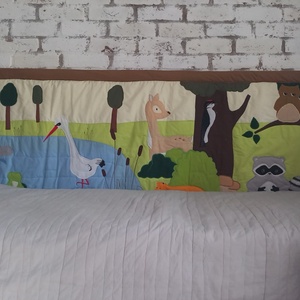 Mesél a mező falvédő, Otthon & Életmód, Lakástextil, Falvédő, Varrás, Patchwork, foltvarrás, MESKA