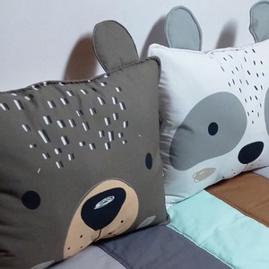 Barnamaci és Pandamaci párnaszett - Meska.hu