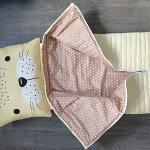 Gyermek hálózsák cica mintájú párnával 140x58 cm - otthon & életmód - babaszoba, gyerekszoba - falvédő gyerekszobába - Meska.hu
