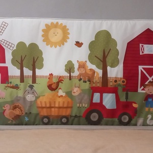 FARM mintás pamut falvédő - 158x64 cm - Meska.hu