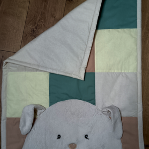 Baba méretű patchwork takaró nyuszival - Meska.hu