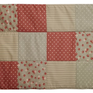 Patchwork falvédő mályva-menta színben - otthon & életmód - lakástextil - falvédő - Meska.hu