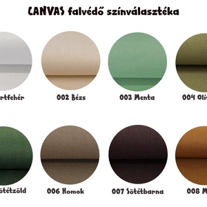 Egyszínű canvas (vastag) textil falvédő gyerekszobába és felnőtteknek is - otthon & életmód - babaszoba, gyerekszoba - falvédő gyerekszobába - Meska.hu