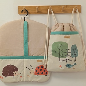 Oviszsák és tornazsák - minimál állatkás mintával, Játék & Sport, Ovis felszerelés, Ovis szett, Varrás, MESKA