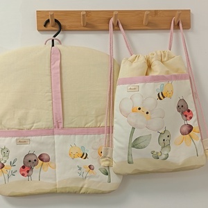 Oviszsák és tornazsák - bohgárka mintával - Meska.hu