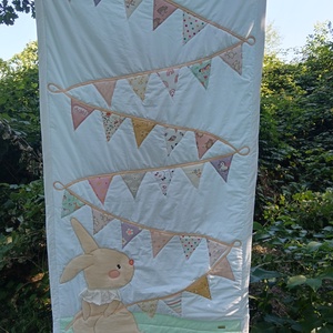 Egyedi mintás EMLÉK-takaró babruhákból 130x200 cm - otthon & életmód - lakástextil - ágytakaró - Meska.hu