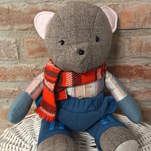 Emlék-mackó - otthon & életmód - lakástextil - ágytakaró - Meska.hu