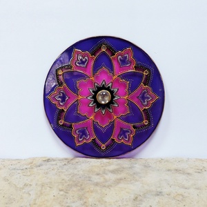 Lila-rózsaszín mandala -  - Meska.hu