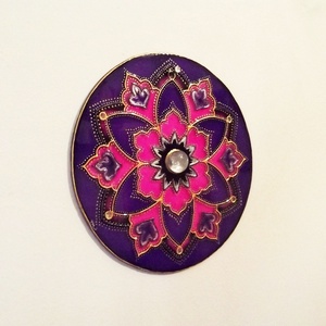 Lila-rózsaszín mandala -  - Meska.hu