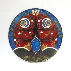 Átjáró (mandala, üvegfestmény) -  - Meska.hu
