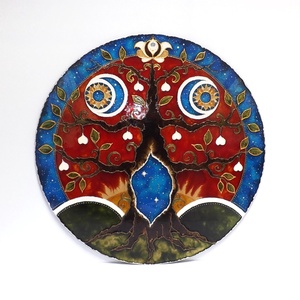 Átjáró (mandala, üvegfestmény) -  - Meska.hu