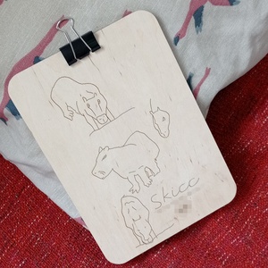 Kapibara mintás rajztábla - játék & sport - táblajáték és kártyajáték - utazójáték - Meska.hu