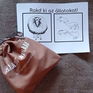 Kilenc darabból álló, kétoldalas kirakó játék - játék & sport - puzzle - kirakó, kocka kirakó - Meska.hu