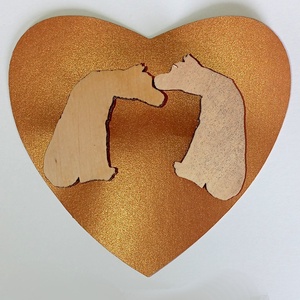 Barátság kitűzők macskás - ékszer - kitűző és bross - Meska.hu