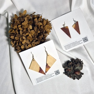 Többféle boróka fülbevaló, Ékszer, Fülbevaló, Fülékszer, Famegmunkálás, MESKA