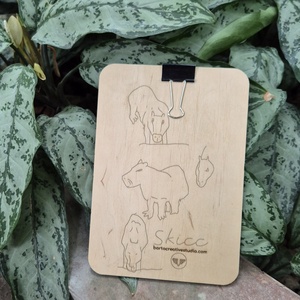 Kapibara mintás rajztábla - játék & sport - táblajáték és kártyajáték - utazójáték - Meska.hu