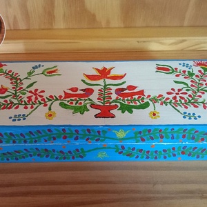 Díszdoboz, Otthon & Életmód, Dekoráció, Asztal és polc dekoráció, Díszdoboz, Famegmunkálás, Festett tárgyak, MESKA